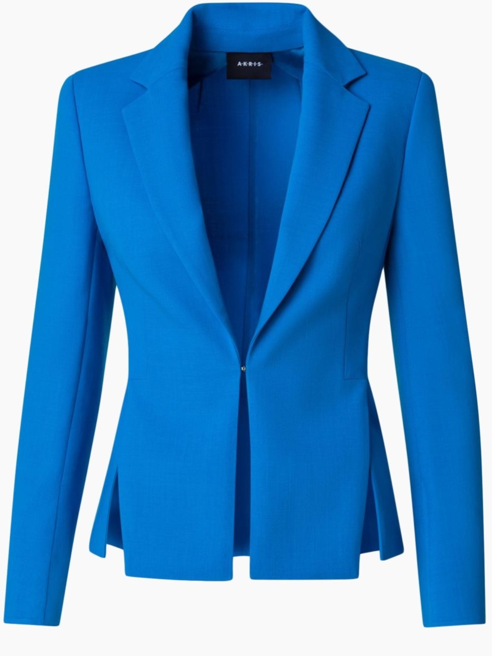 Akris Electric Blue Tailored Single-Button Blazer